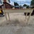 White White Washed Barley Twist Leg Console Sofa Table W/ Butcher Block Top For Sale - Image 8 of 10