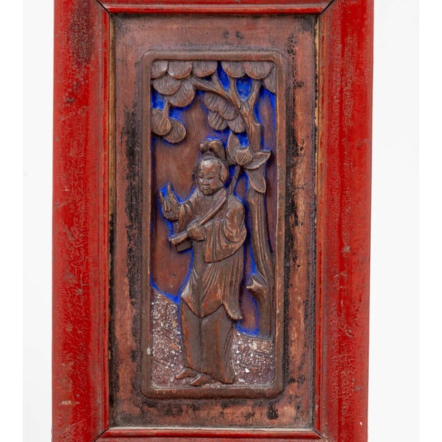 Chinese Red Lacquered Bride's Chair For Sale - Image 4 of 8