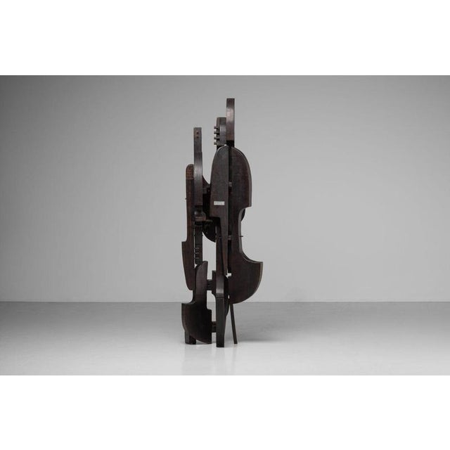 Sergio Ponzio IV, Abstract Sculpture, 1970s, Pine For Sale - Image 17 of 18