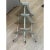 Ornamental & Decorative Materials Jacques Garcia for Baker Furniture 3 Tiered Silver and Gold Leaf Side Table, Attributed For Sale - Image 7 of 7