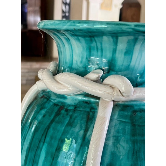 Large Italian Ceramic Vase For Sale - Image 12 of 14