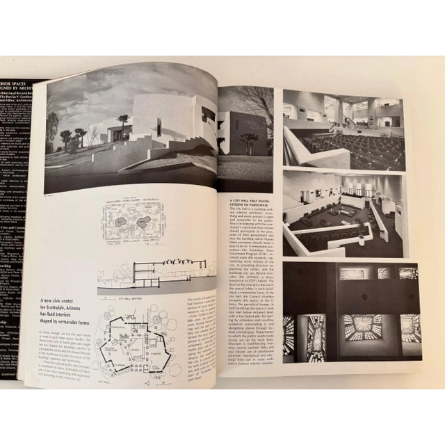 Interior Spaces Designed by Architects 1974 Hardcover Book For Sale - Image 9 of 12