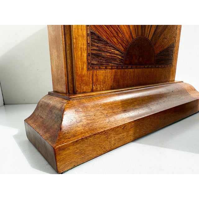 Vintage Art Deco Wooden Bookends with Sunburst Inlays, Germany, 1930s, Set of 2 For Sale - Image 14 of 16