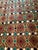 Textile Brown Gold Lattice Cotton Suzani Wall Decor For Sale - Image 7 of 10