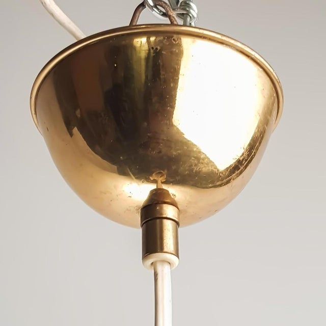 Vintage Pendant Light Cone with Acrylic Glass Lampshade, 1960s For Sale - Image 10 of 11