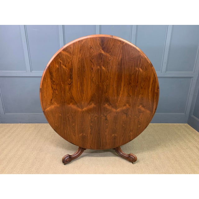 Victorian Rosewood Loo Table, 1870 For Sale - Image 3 of 18
