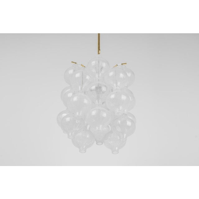 Kalmar Small Tulipan Glass Pendant attributed to Kalmar, Austria, 1960s For Sale - Image 4 of 18