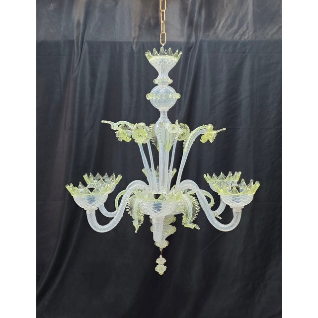 Vintage Murano Chandelier, 1980s For Sale - Image 13 of 13