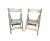 Gray Pair of Vintage Gray Painted Folding Chairs For Sale - Image 8 of 8