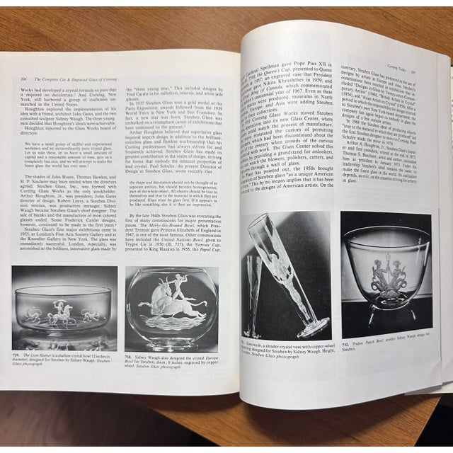Corning Inc. 1979 The Complete Cut & Engraved Glass of Corning Hardcover Book American Brilliant Period Cut Glass For Sale - Image 4 of 6