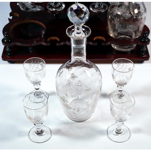 Metal French Napoleon III Cave a Liqueur Travel Bar, 1870s-1880s, Set of 21 For Sale - Image 7 of 9