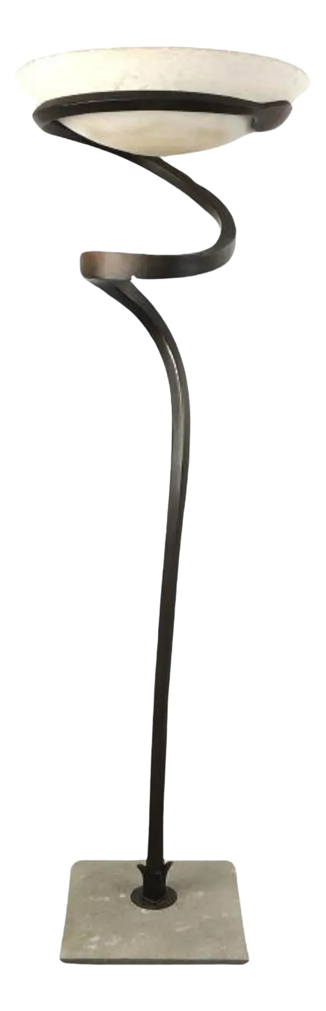 Enzo Ciampalini “Alfea” Floor Lamp In Cast Copper With Murano