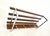 Wood Mid-Century Modern Chromed Rosewood Coat and Hat Rack, 1960s For Sale - Image 7 of 13
