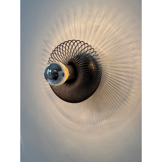 Vintage Wall Lights in Metal, France, 1970, Set of 3 For Sale - Image 9 of 11