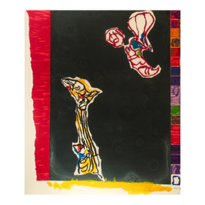 Terence La Noue Untitled #1 Very Large Mixed Media 1992 Reproduction Print
