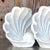 Vintage Coastal Glazed Ceramic Clam Shells - a Pair For Sale - Image 11 of 14