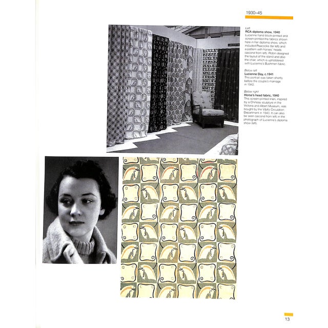Paper "Robin and Lucienne Day: Pioneers of Modern Design" 2001 Jackson, Lesley For Sale - Image 7 of 9