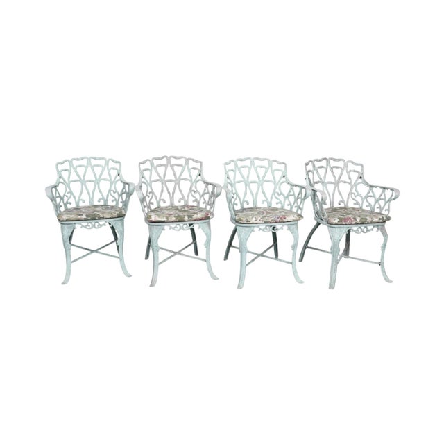 Verdigris Patio Dining Set 5pcs For Sale In Tampa - Image 6 of 18