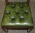 Four Fine Antique Victorian Green Leather Hardwood Chesterfield Dining Chairs 4, 1880, Set of 4 For Sale - Image 14 of 18