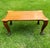 Wood Antique, Tiger Oak, Coffee Table With Cabriole Legs, Eagle’s Talon Feet, and Wooden Casters, 1870’s For Sale - Image 7 of 12