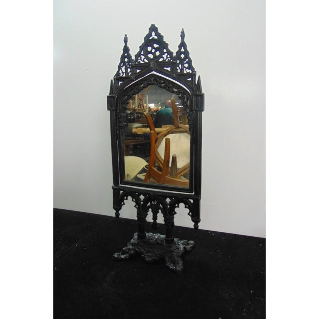 Gothic Cast Iron Standing Dresser Mirror Chairish