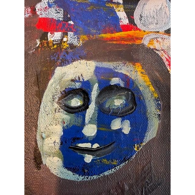 Black The Wild Side an Original Collage on Canvas by Susan Cohen For Sale - Image 8 of 8