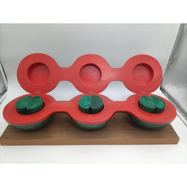 1980s G. Levy, Alefbet Sculpture, 1980, Wood & Parchment For Sale - Image 5 of 14