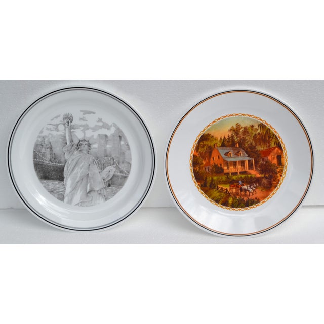 1986 Corelle Statue of Liberty Collectors Plate Corning Glass Works America For Sale - Image 13 of 13
