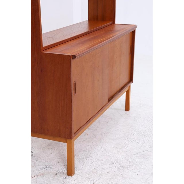 Vintage Teak Bookcase in Wood, 1960s For Sale - Image 17 of 18