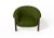 Modern Agnes Armchair in Walnut and Green Wool Fabric by Javier Gomez For Sale - Image 4 of 8