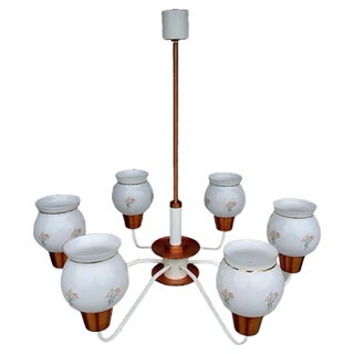 Vintage Type 54 Chandelier from Drukov, 1970s For Sale