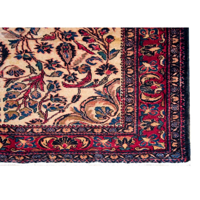 Early 20th Century Persian Lilihan Rug For Sale - Image 10 of 13