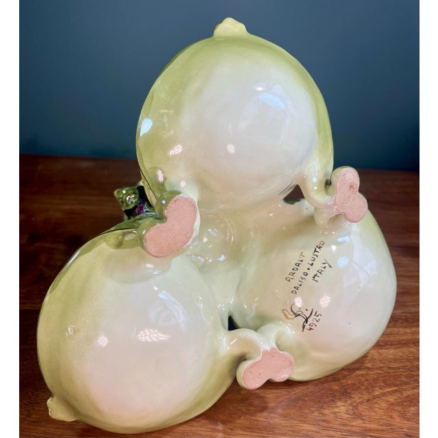 Antique Cantagalli Lustre Majolica Centerpiece For Sale - Image 10 of 11