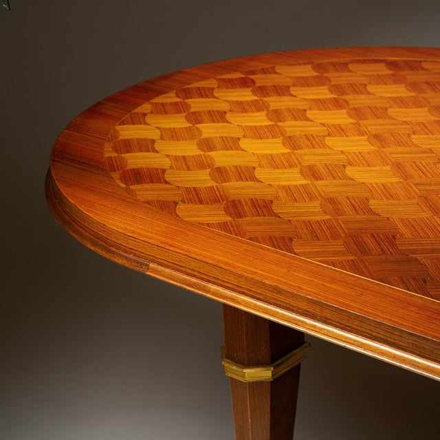 1950s French Mid-Century Rosewood Table For Sale - Image 5 of 9