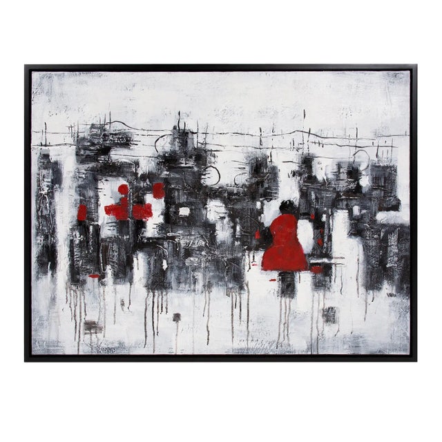 2020s The Woman in Red Painting For Sale - Image 5 of 5