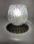 Vintage Mid-Century 1970s Halo Lighting Bronze & Glass Flush Mount Ceiling Fixture For Sale - Image 10 of 14