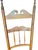 19th Century New England Rush Seat Ladder Back Chair For Sale - Image 10 of 11
