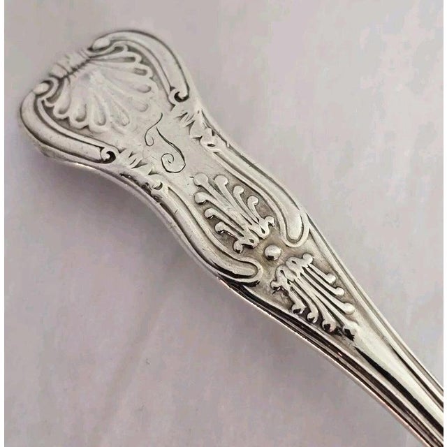 Antique Victorian English Sterling Silver Teaspoons, 1896, Set of 6 For Sale - Image 13 of 18