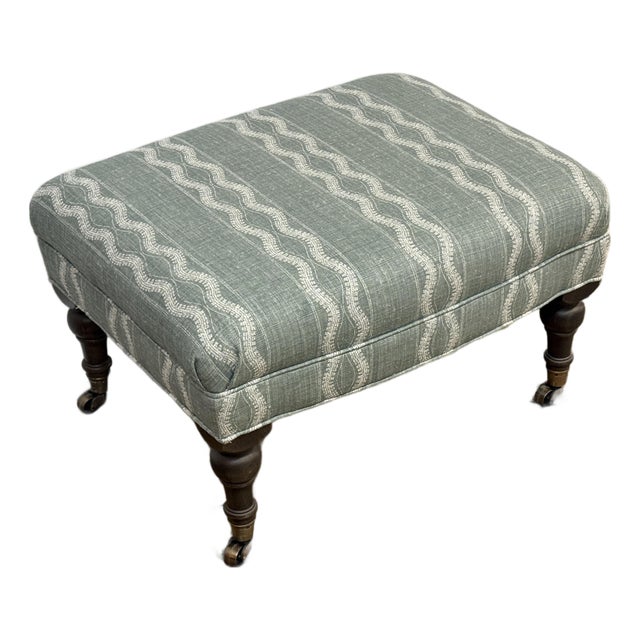 Lee Industries Bespoke Ottoman, Style 1442-00 For Sale