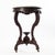 Brown Oval Victorian Walnut Marble Top Table For Sale - Image 8 of 17