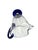 Vintage Romanian Cobalt Blue and Gold Crystal Pedestal Pitcher For Sale In Birmingham - Image 6 of 12