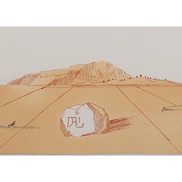 Salvador dali (1904 - 1989) iberian landscape: love, 1980 original etching and aquatint signed in pencil with the monogram...