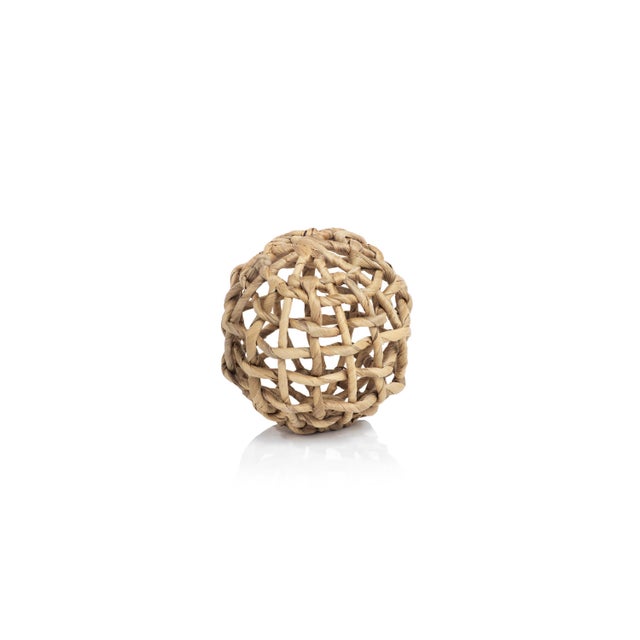 The Water Hyacinth Twisted Decorative Ball is a great unique addition for any room. The unique style of this quality piece...
