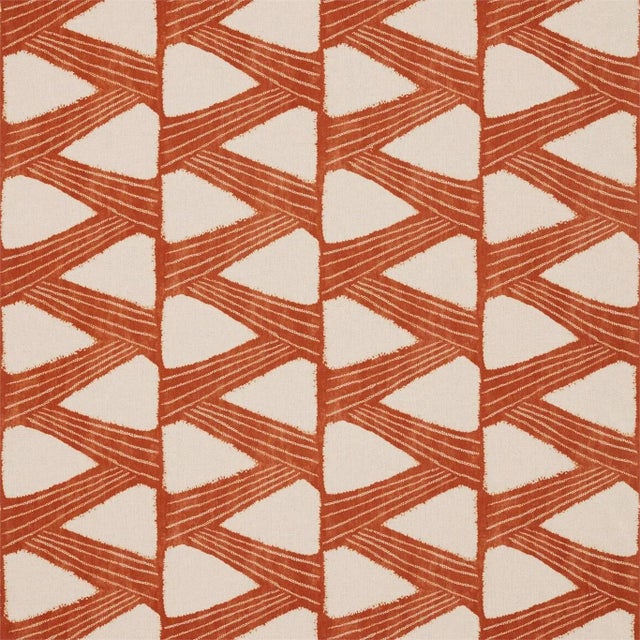 Zoffany Kanoko Fabric in Copper - a Sample For Sale