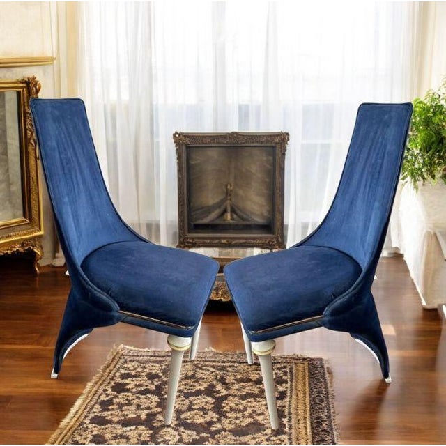 1970s 1970s Asymmetrical Dining Set of 5 Rare Set Inspired by the Memphis Milano Design Movement For Sale - Image 5 of 8