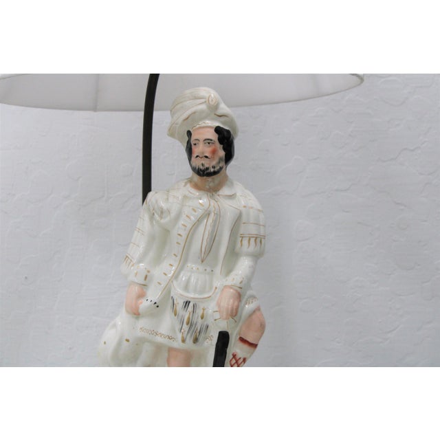 19th Century English Porcelain Figure Titled "The Lion Slayer" For Sale - Image 5 of 12