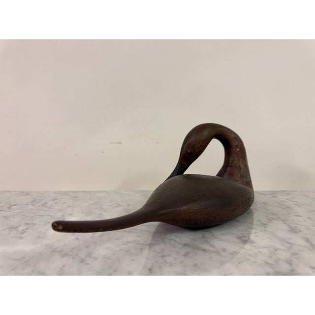 Carved Wood Pintail by Guy Taplin, 1980s For Sale - Image 12 of 17