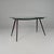 Italian mid-century modern disassemblable coffee table in wood and glass, 1950s Coffee table with a rectangular glass top...