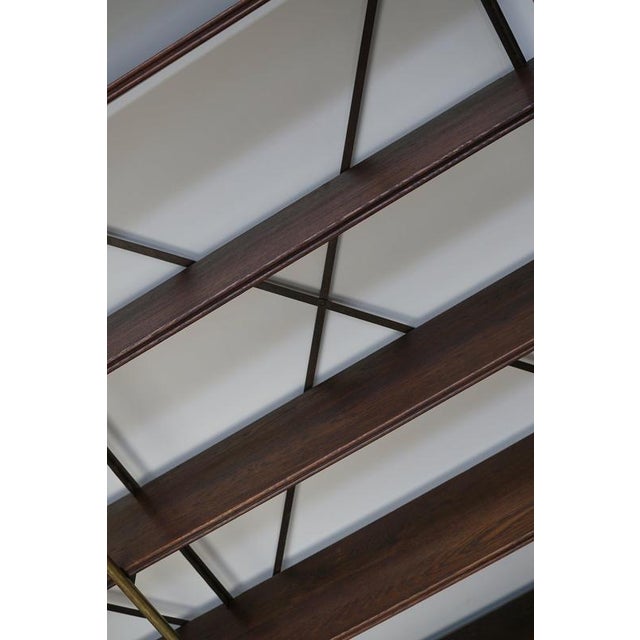 Large Oak and Iron Shelving Unit / Store Display by Theodore Scherf, France 1890s For Sale - Image 13 of 18