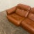 Animal Skin Mid Century Modern De Sede Vintage Reclining Leather Sofa For Sale - Image 7 of 13